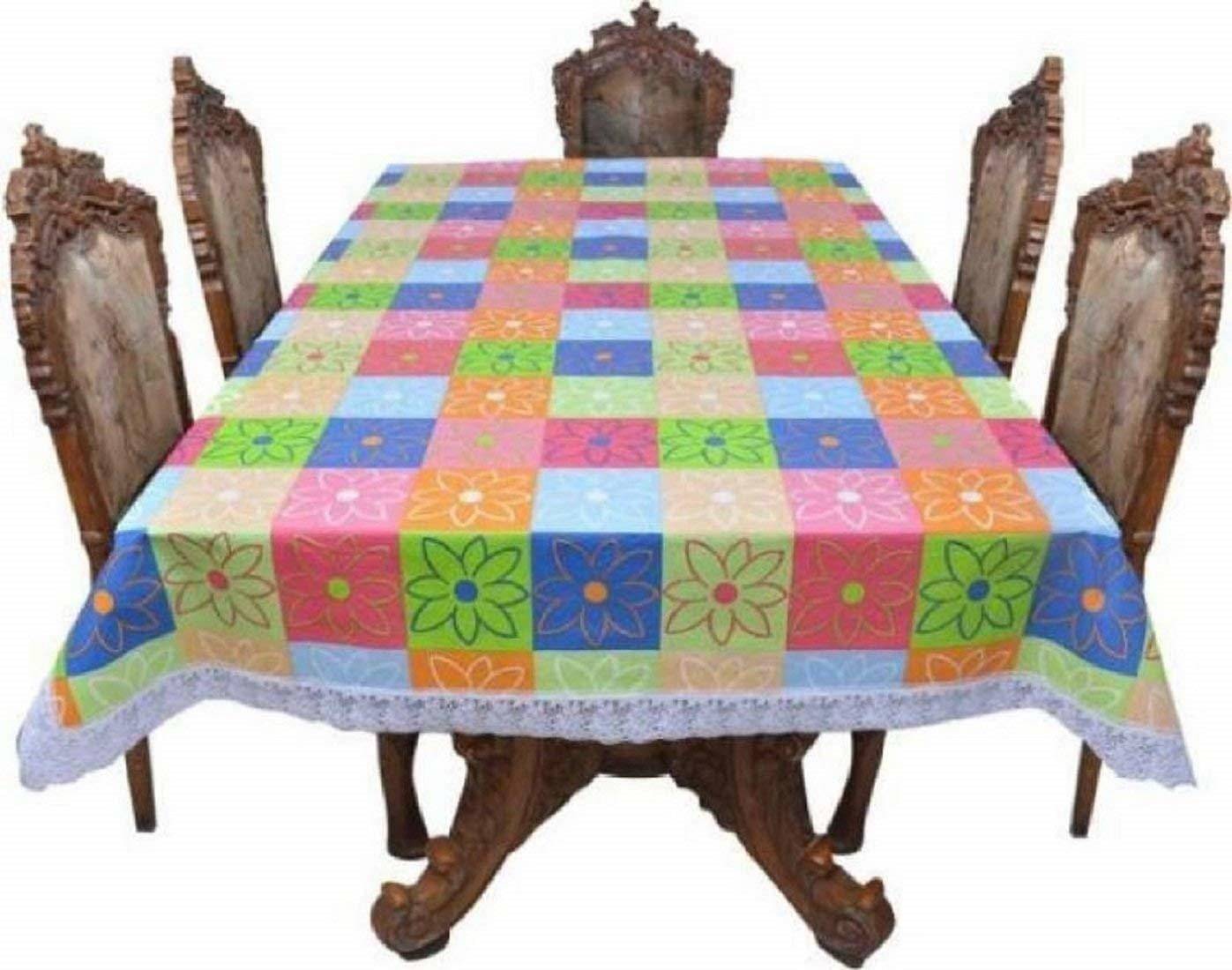 DPA Collection Printed PVC 6 Seater Rectangle Table Cover ( 229 x 152 ) cm Pack of 1 Multi DPA Collection Printed PVC 6 Seater Rectangle Table Cover ( 229 x 152 ) cm Pack of 1 Multi
