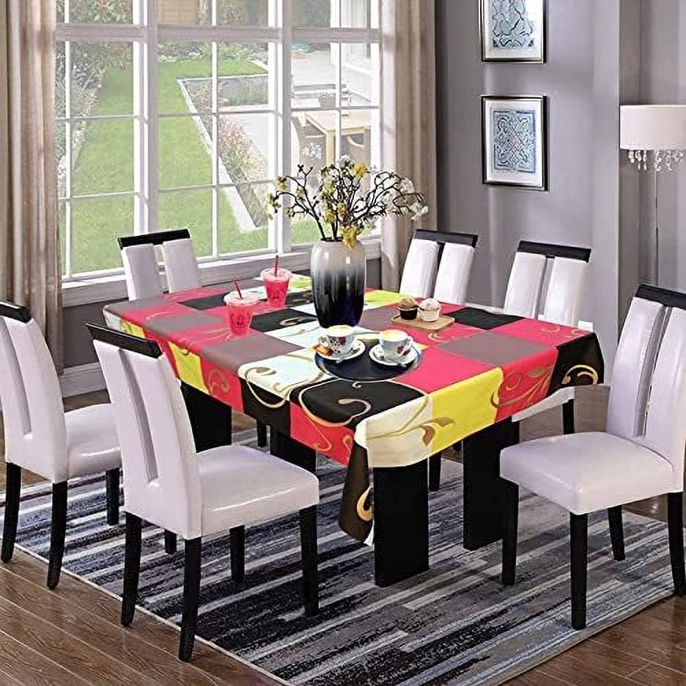 DPA Collection Printed PVC 6 Seater Rectangle Table Cover ( 198 x 136 ) cm Pack of 1 Multi DPA Collection Printed PVC 6 Seater Rectangle Table Cover ( 198 x 136 ) cm Pack of 1 Multi