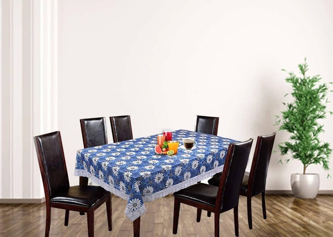 DPA Collection Printed PVC 8 Seater Rectangle Table Cover ( 229 x 152 ) cm Pack of 1 Blue DPA Collection Printed PVC 8 Seater Rectangle Table Cover ( 229 x 152 ) cm Pack of 1 Blue