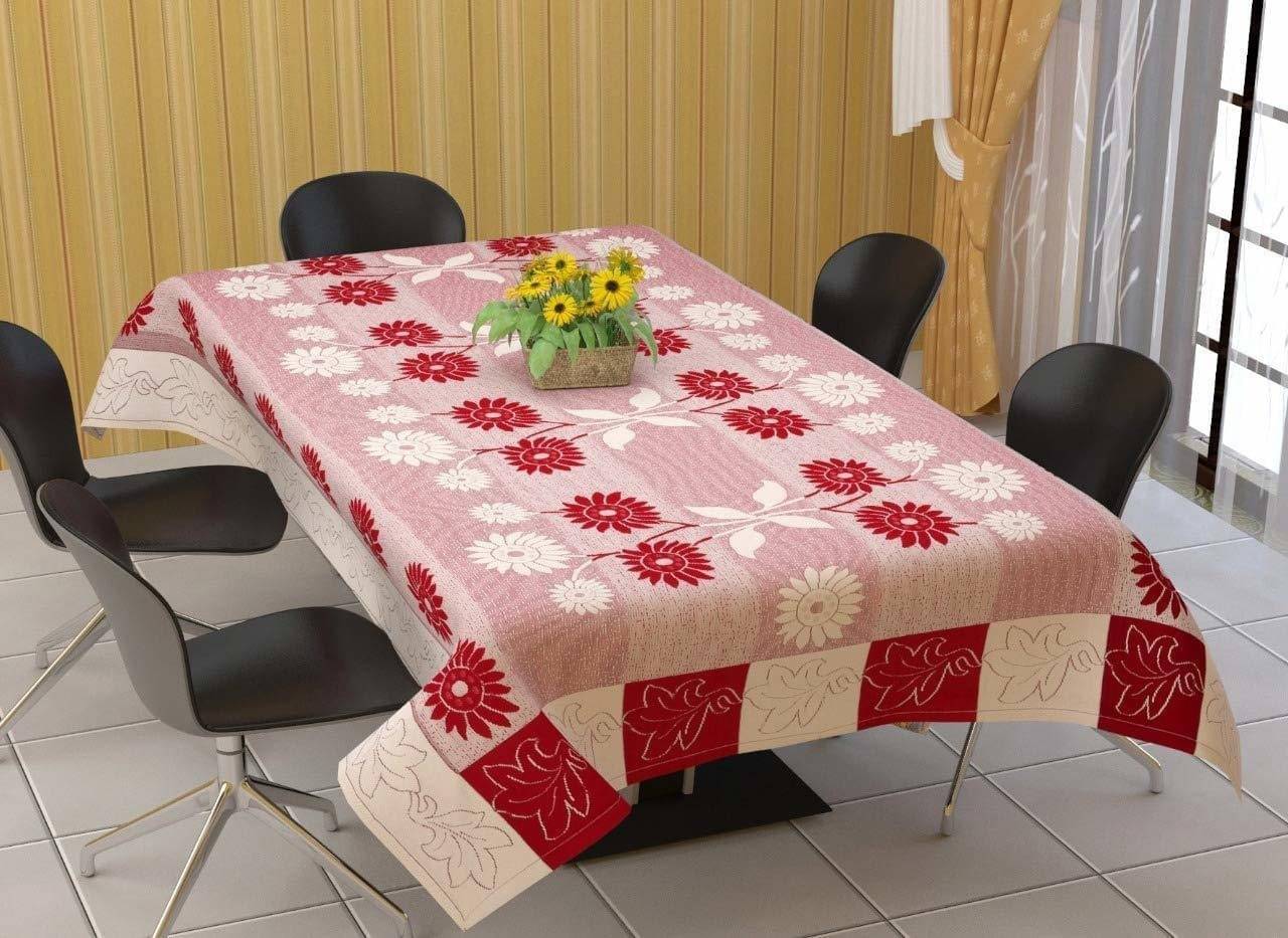 DPA Collection Self Design Cotton 6 Seater Rectangle Table Cover ( 178 x 102 ) cm Pack of 1 Multi DPA Collection Self Design Cotton 6 Seater Rectangle Table Cover ( 178 x 102 ) cm Pack of 1 Multi