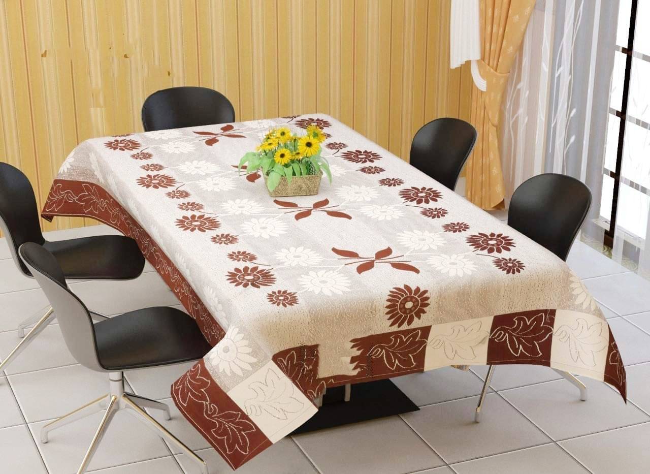 DPA Collection Self Design Cotton 6 Seater Rectangle Table Cover ( 178 x 102 ) cm Pack of 1 Multi DPA Collection Self Design Cotton 6 Seater Rectangle Table Cover ( 178 x 102 ) cm Pack of 1 Multi