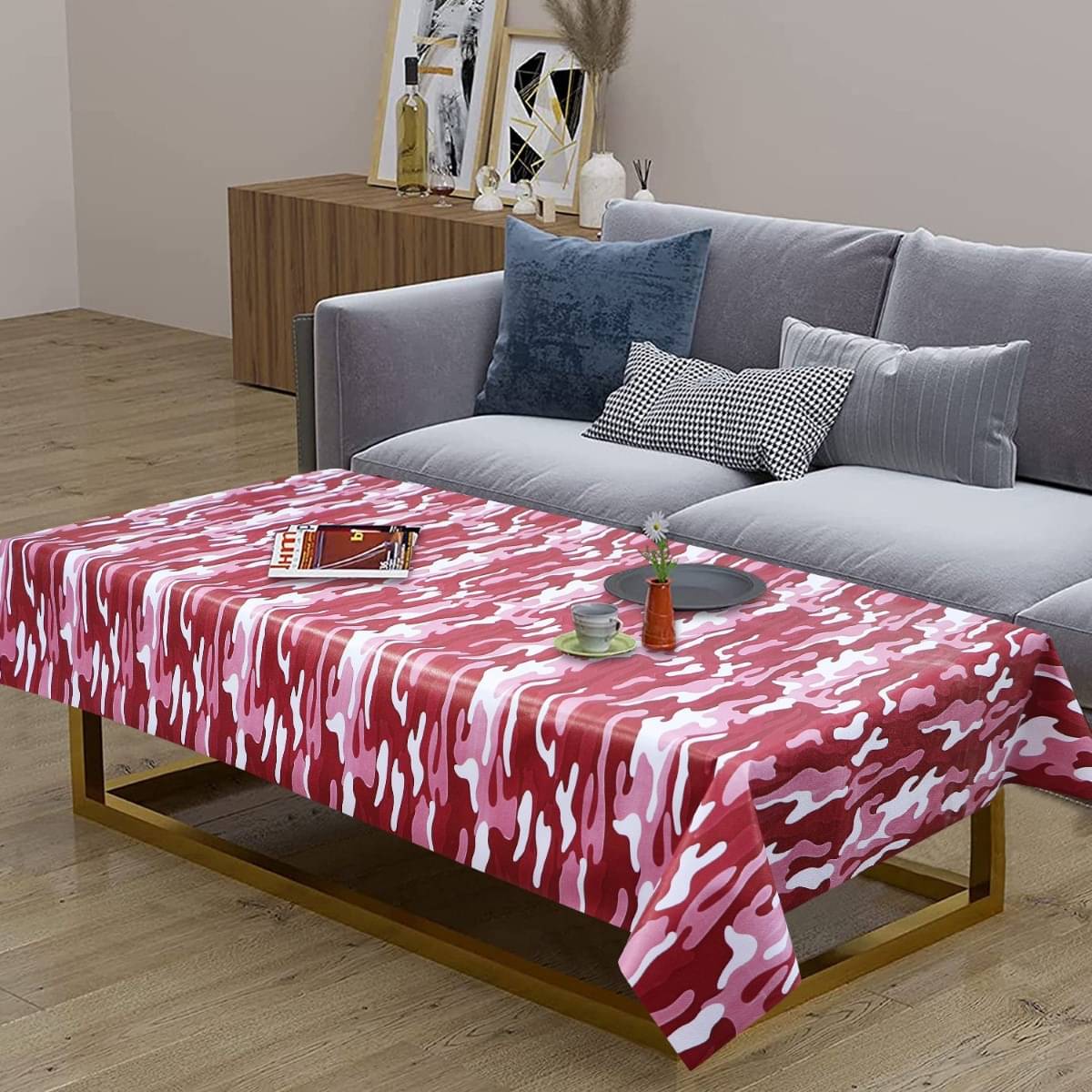 DPA Collection Self Design PVC 4 Seater Rectangle Table Cover ( 137 x 91 ) cm Pack of 1 Maroon DPA Collection Self Design PVC 4 Seater Rectangle Table Cover ( 137 x 91 ) cm Pack of 1 Maroon