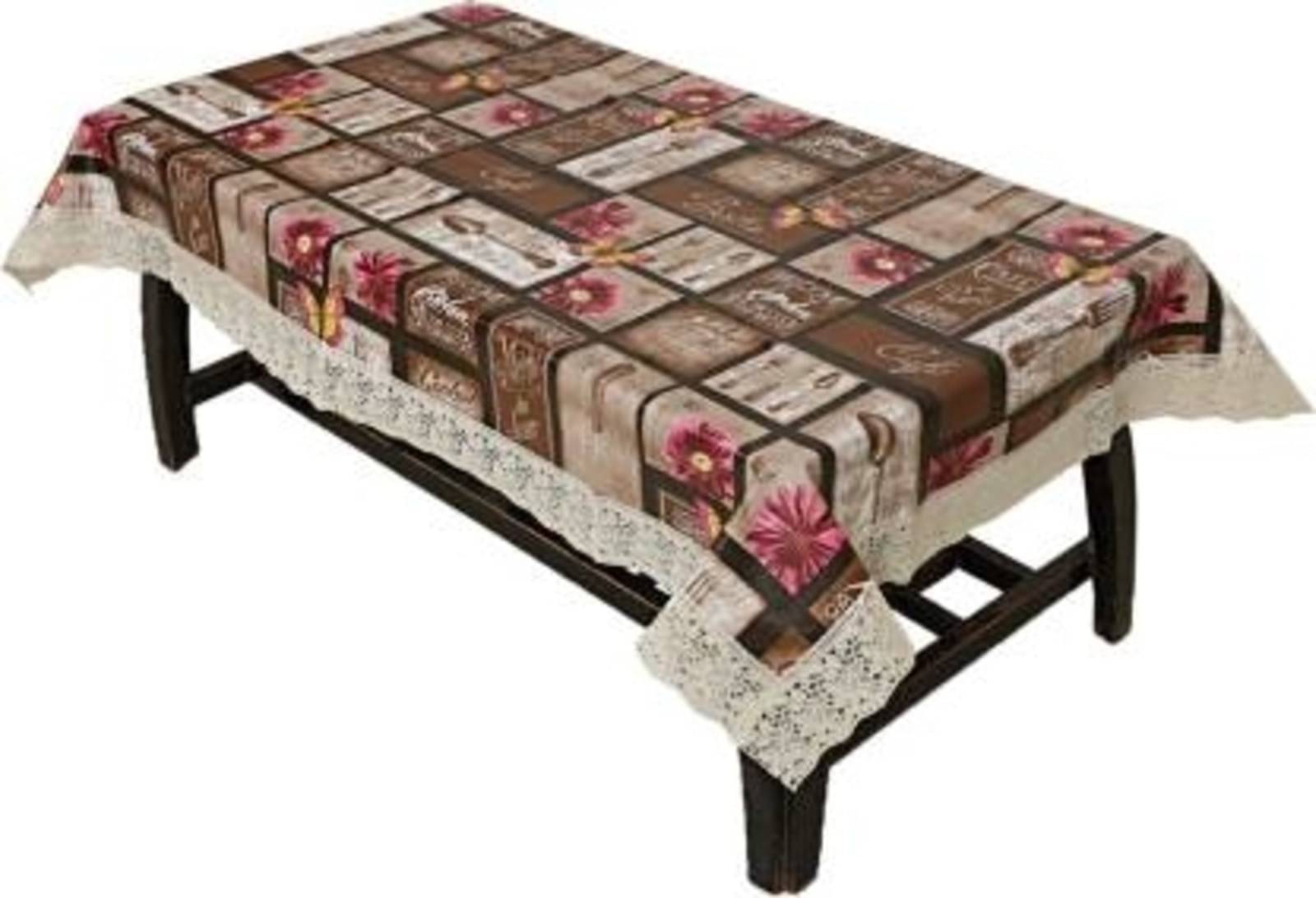 DPA Collection Self Design PVC 4 Seater Rectangle Table Cover ( 152 x 102 ) cm Pack of 1 Multi DPA Collection Self Design PVC 4 Seater Rectangle Table Cover ( 152 x 102 ) cm Pack of 1 Multi