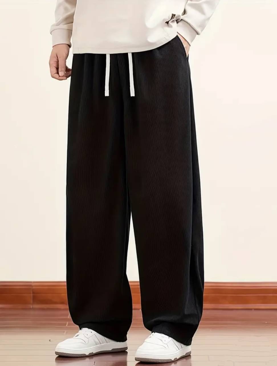 Deslizar Black Polyester Blend Men's Trackpants ( Pack of 1 ) Deslizar Black Polyester Blend Men's Trackpants ( Pack of 1 )