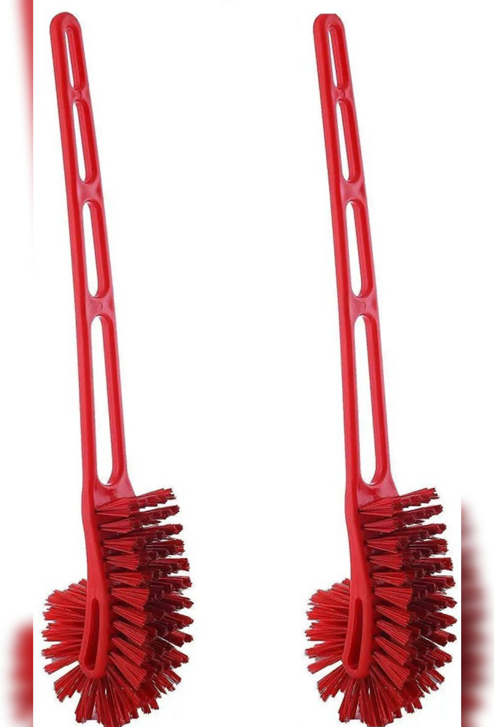     			Double Sided Toilet Brush Pack of 2