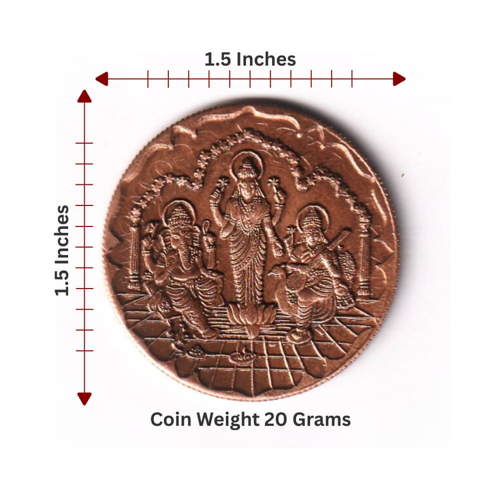     			Extremely Rare 20 Gram 1 Anna 3 Godess - India old