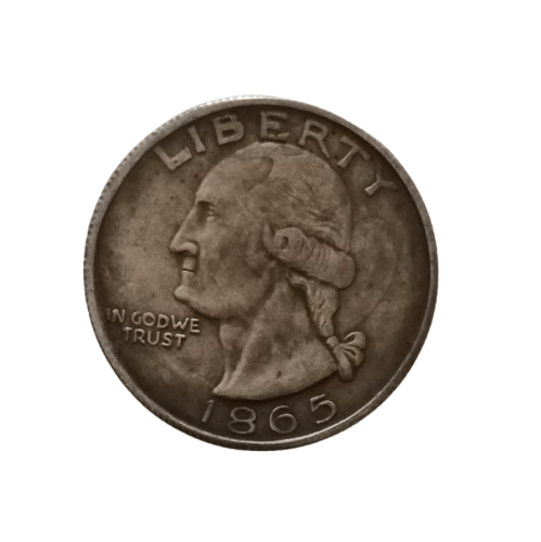     			Extremely Rare USA Washington One Dollar 1865 Modern Coin