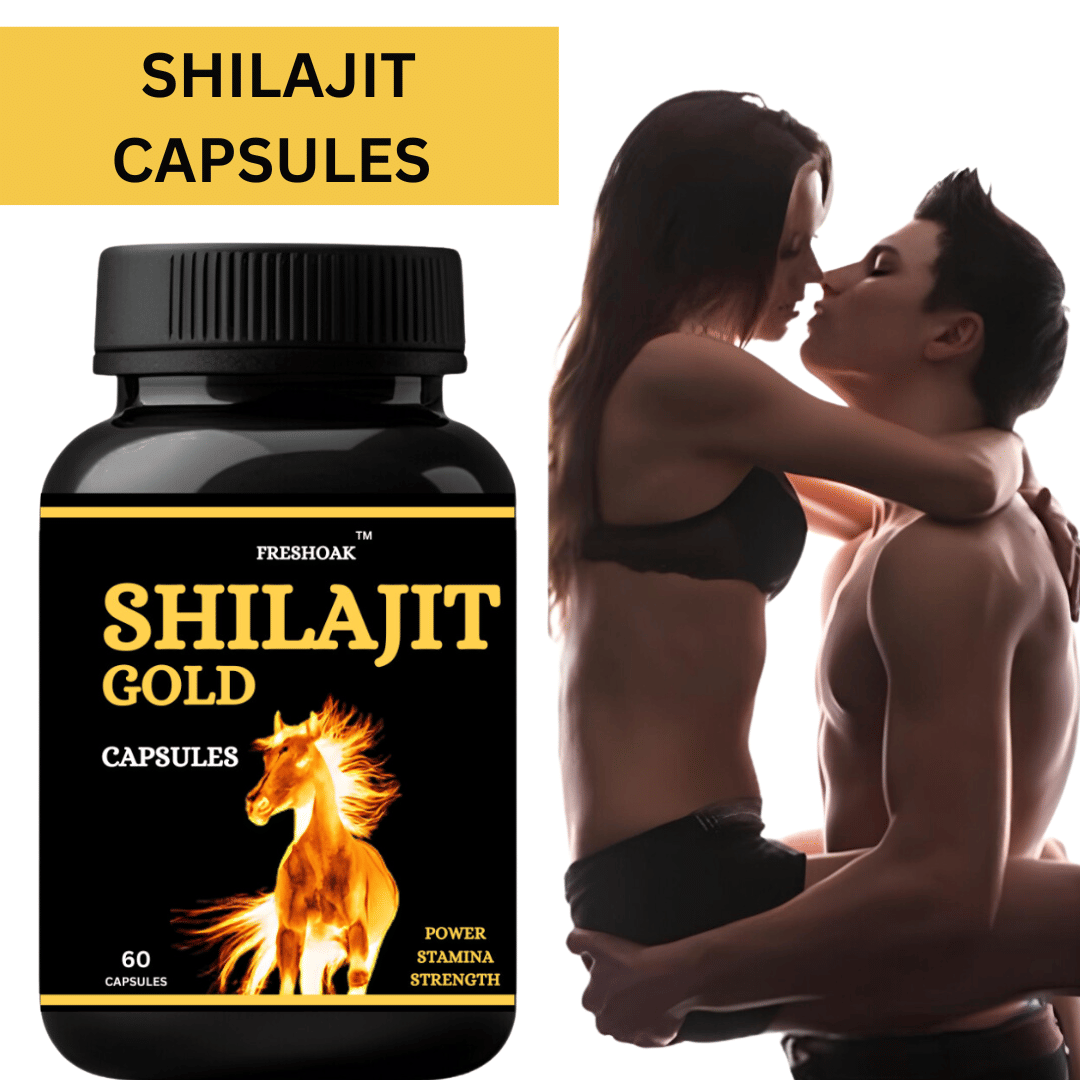     			FRESHOAK SHILAJIT GOLD CAPSULES - 60 Capsules, 500MG
