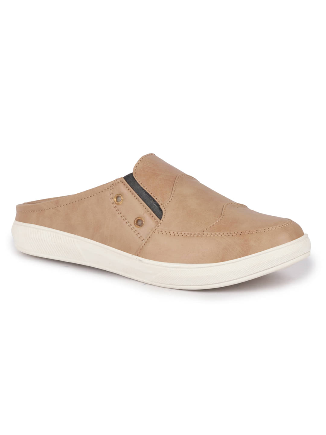    			Fausto Beige Men's Mules Shoes