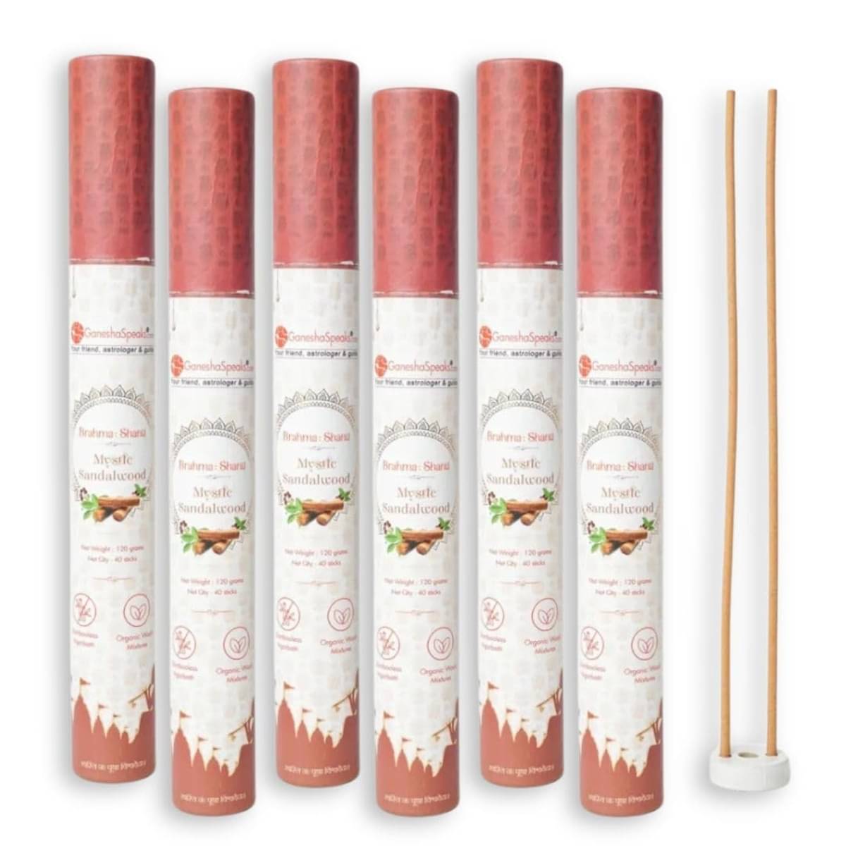 Ganeshaspeaks Incense Dhoop Sticks Pure Sandal 400 gm ( Pack of 6 ) Ganeshaspeaks Incense Dhoop Sticks Pure Sandal 400 gm ( Pack of 6 )