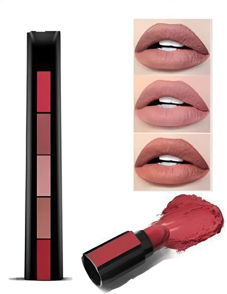     			Generic Multi Matte Waterproof Crayon Lipstick ( Pack of 1 )