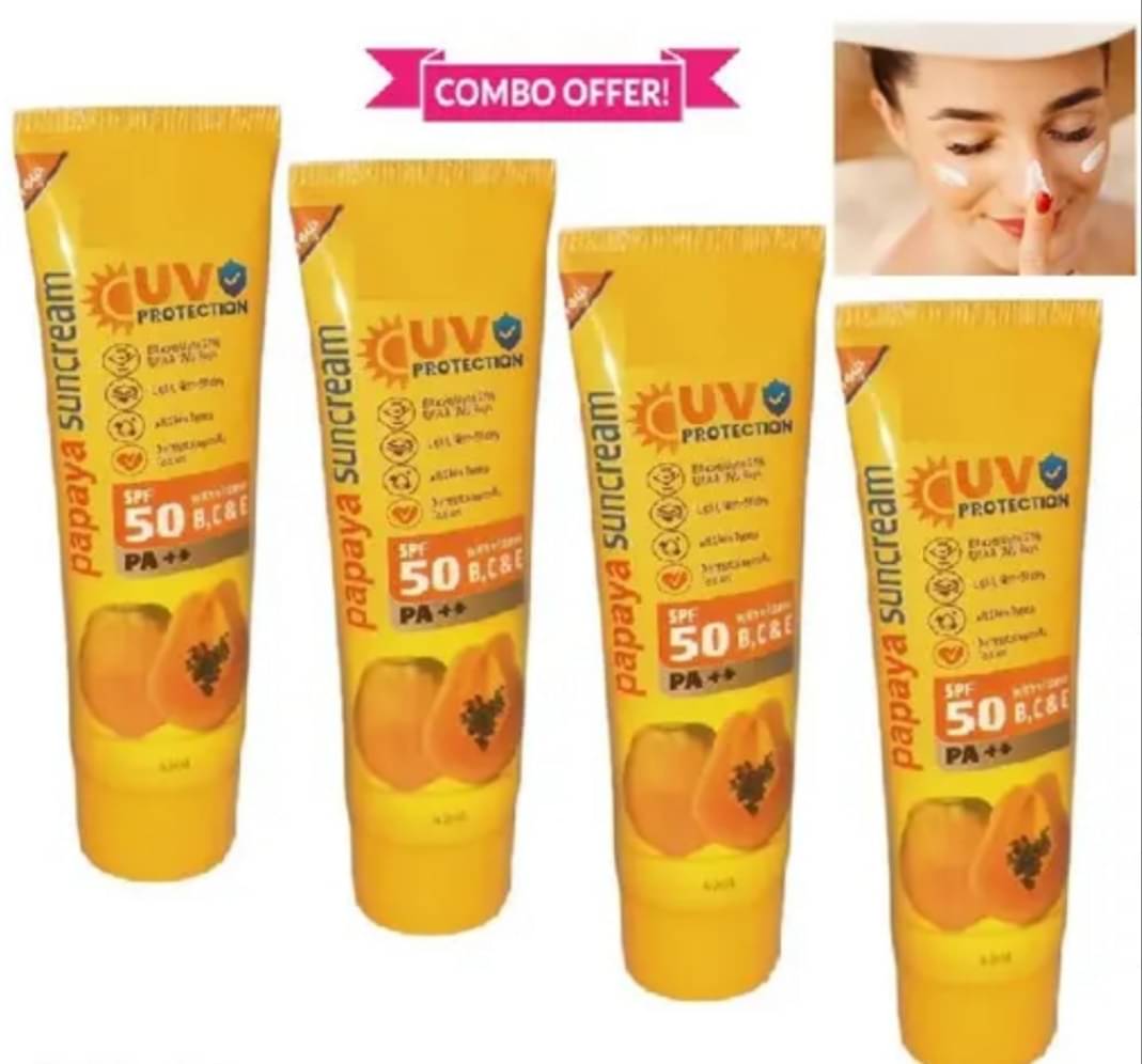     			Generic SPF 50 Sunscreen Cream For All Skin Type ( Pack of 4 )