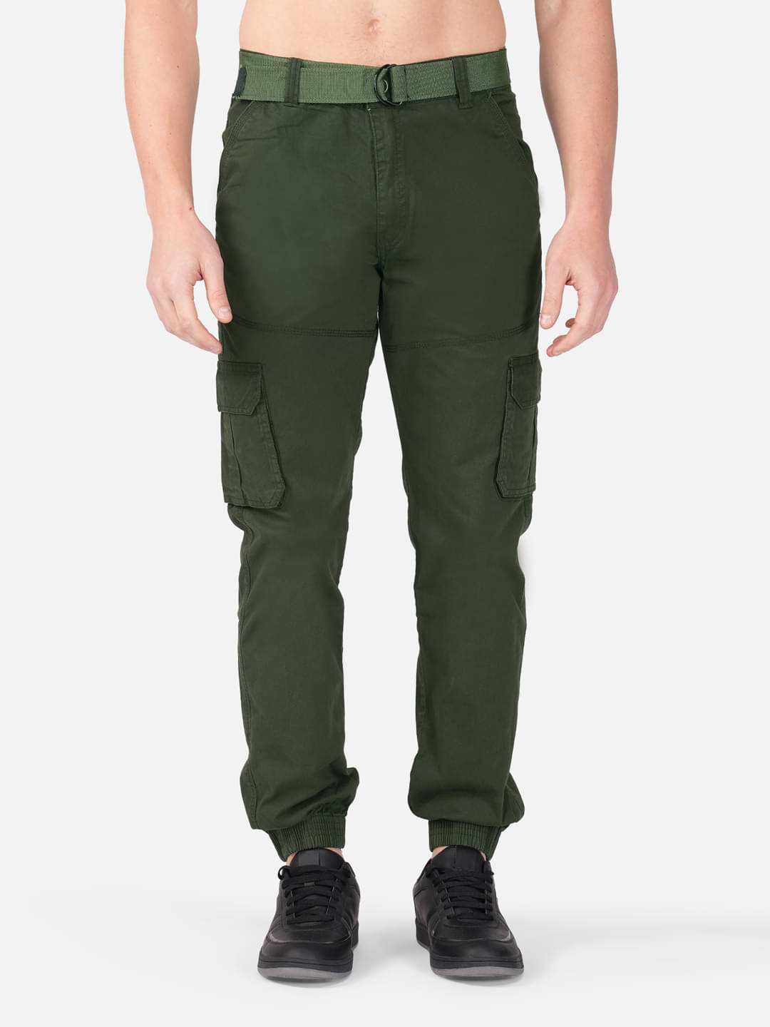     			HYMEN LEGIONS Regular Flat Men's Cargos - Dark Green ( Pack of 1 )