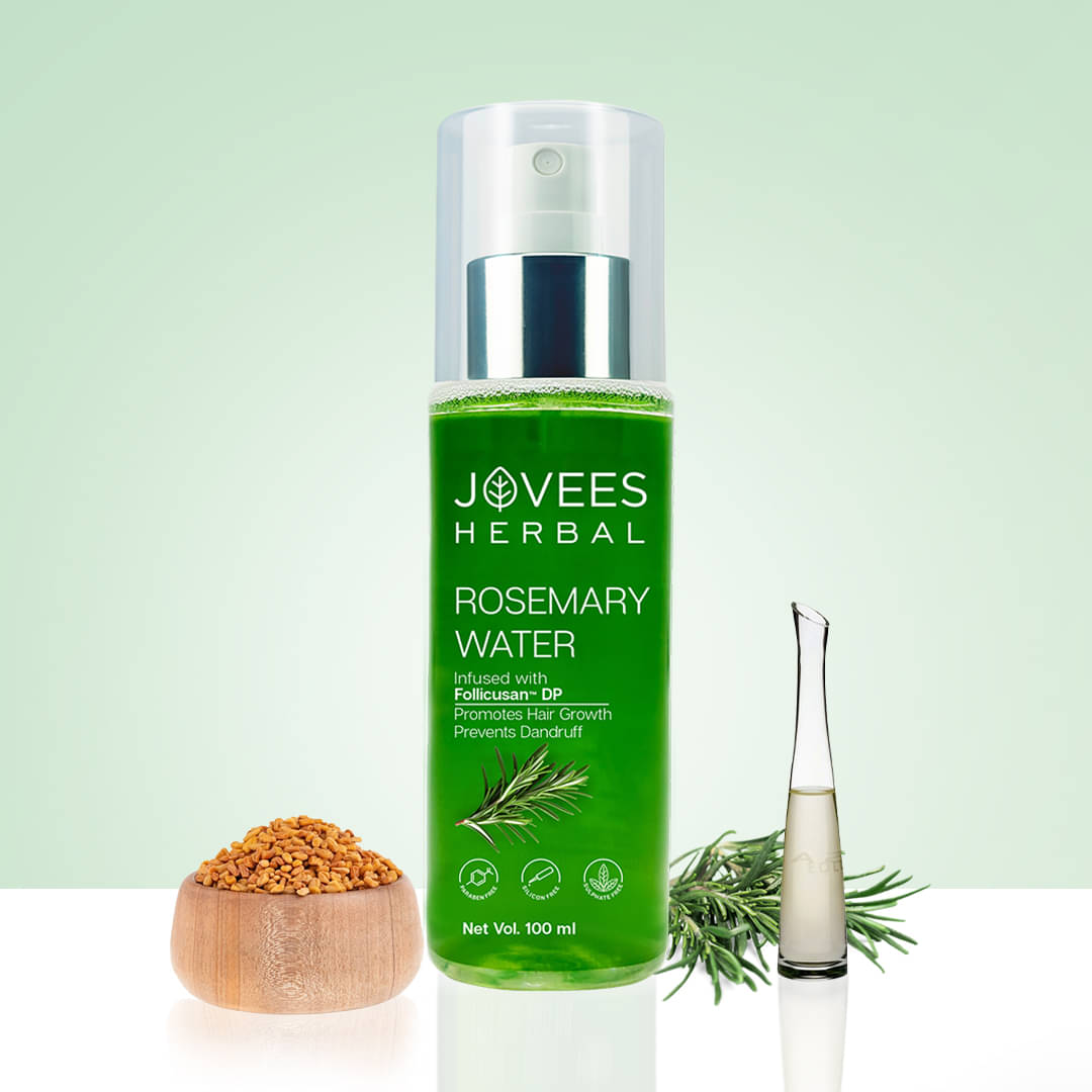     			Jovees Herbal Rosemary Water Hair Spray with Follicusan DP For Hair Growth, 100ml (Pack of 1)