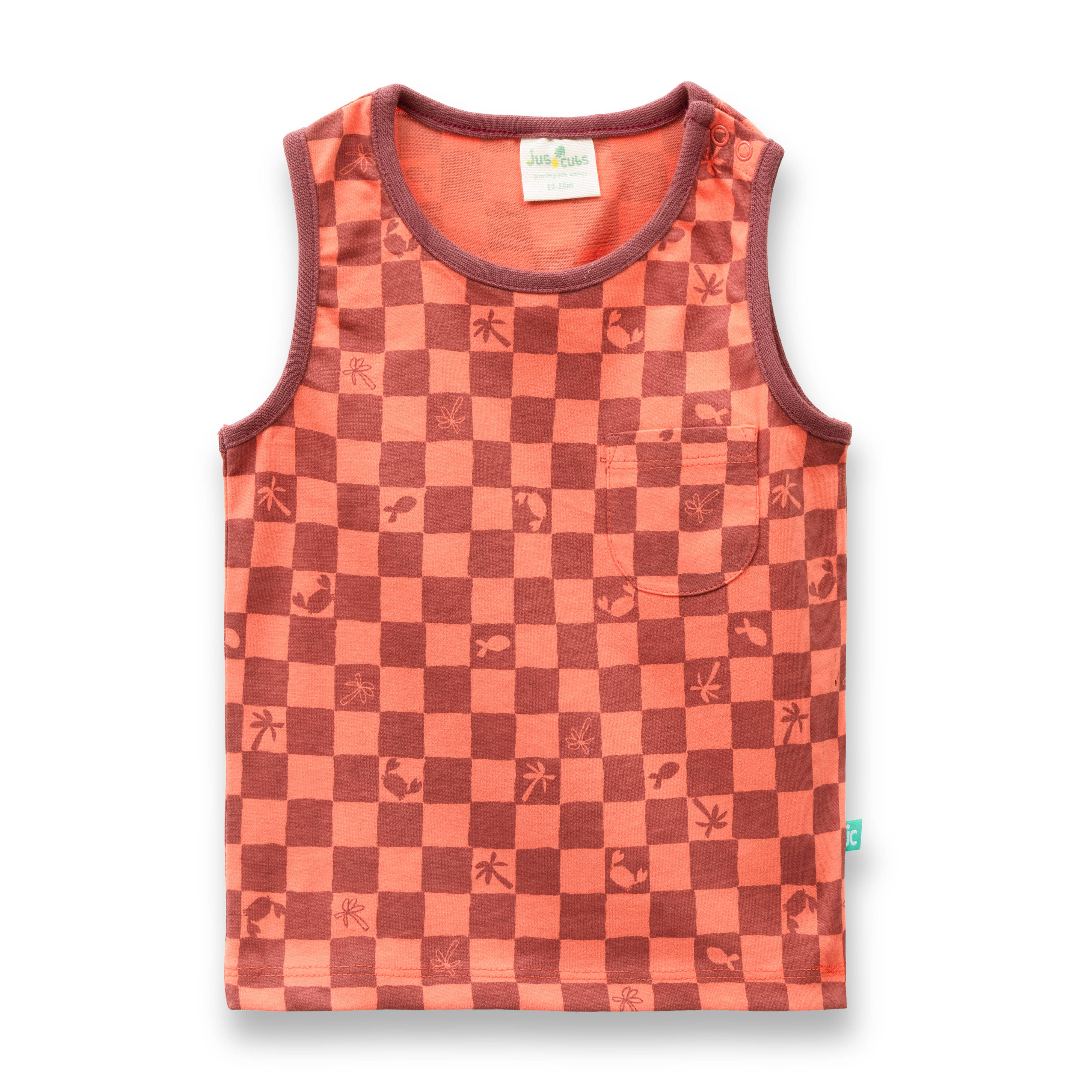     			Juscubs Pack of 1 Boys Cotton T-Shirt ( Orange )