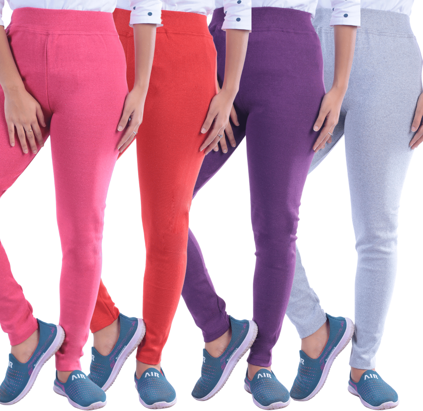     			KARARO Women Cotton Blend Skinny Fit Jegging
