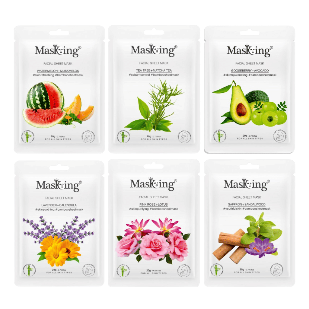 Masking - Radiant Glow Sheet Mask for All Skin Type ( Pack of 5 )