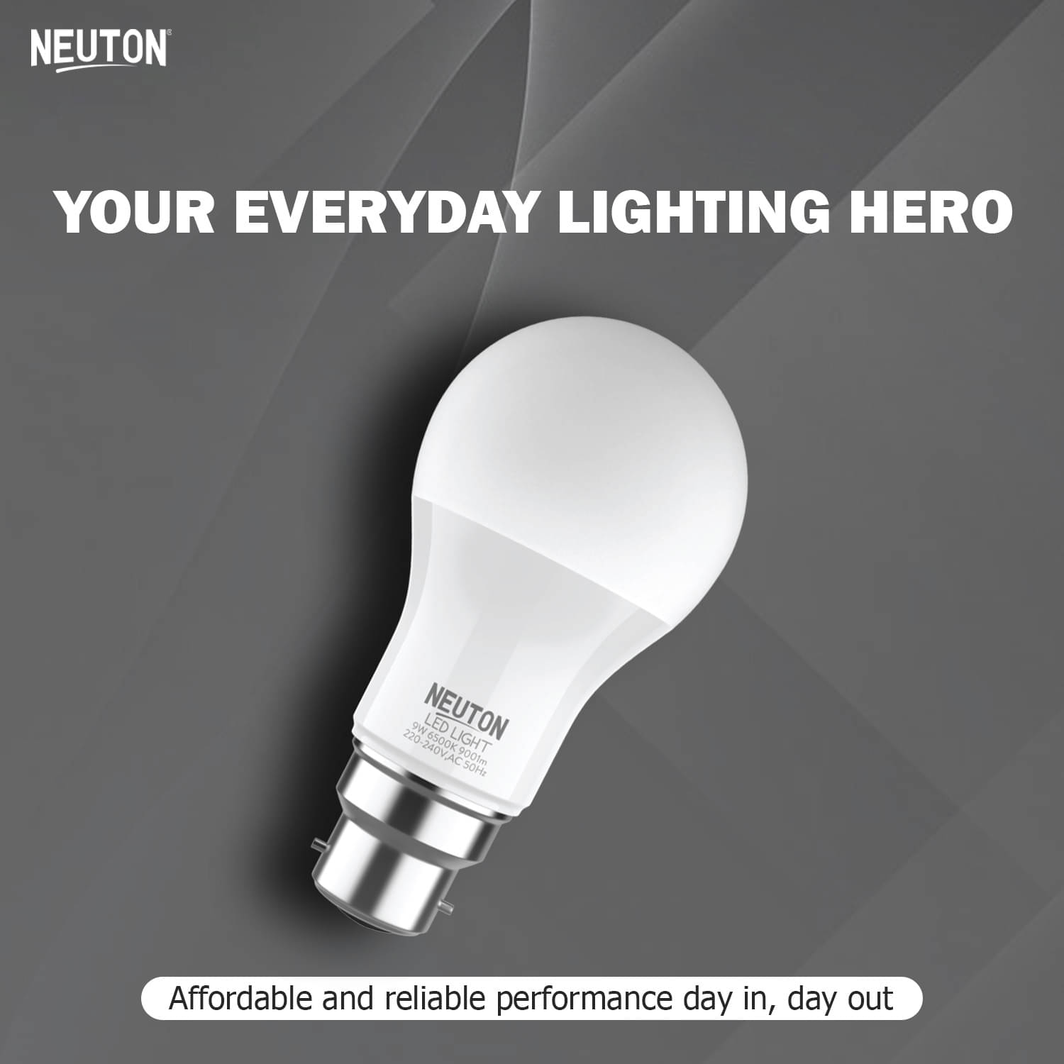 NEUTON PRO 9W Natural White LED Bulb ( Single Pack ) NEUTON PRO 9W Natural White LED Bulb ( Single Pack )