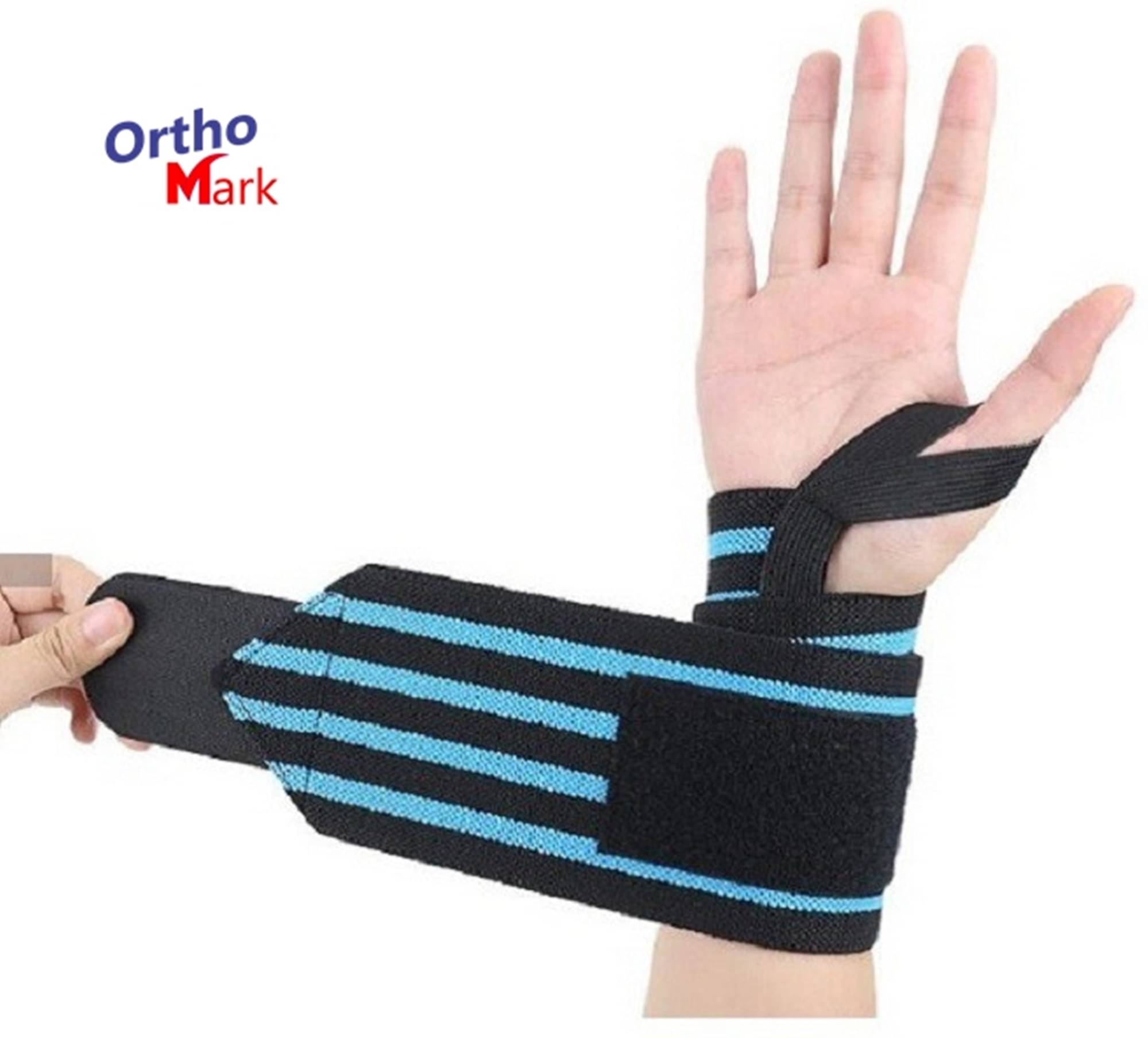ORTHO MARK Adjustable/Durable Wrist Band Wrist Support Free Size ORTHO MARK Adjustable/Durable Wrist Band Wrist Support Free Size