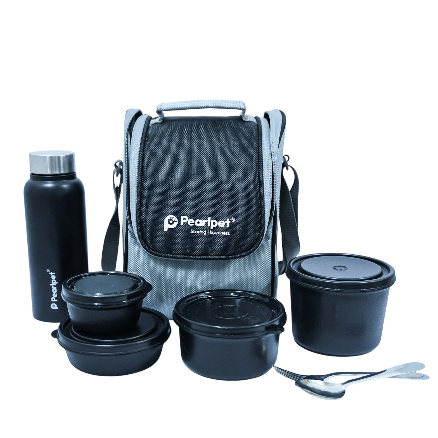 PearlPet Buffe Office Lunch Box Stainless Steel Insulated Lunch Box 4 - Container ( Pack of 1 ) PearlPet Buffe Office Lunch Box Stainless Steel Insulated Lunch Box 4 - Container ( Pack of 1 )