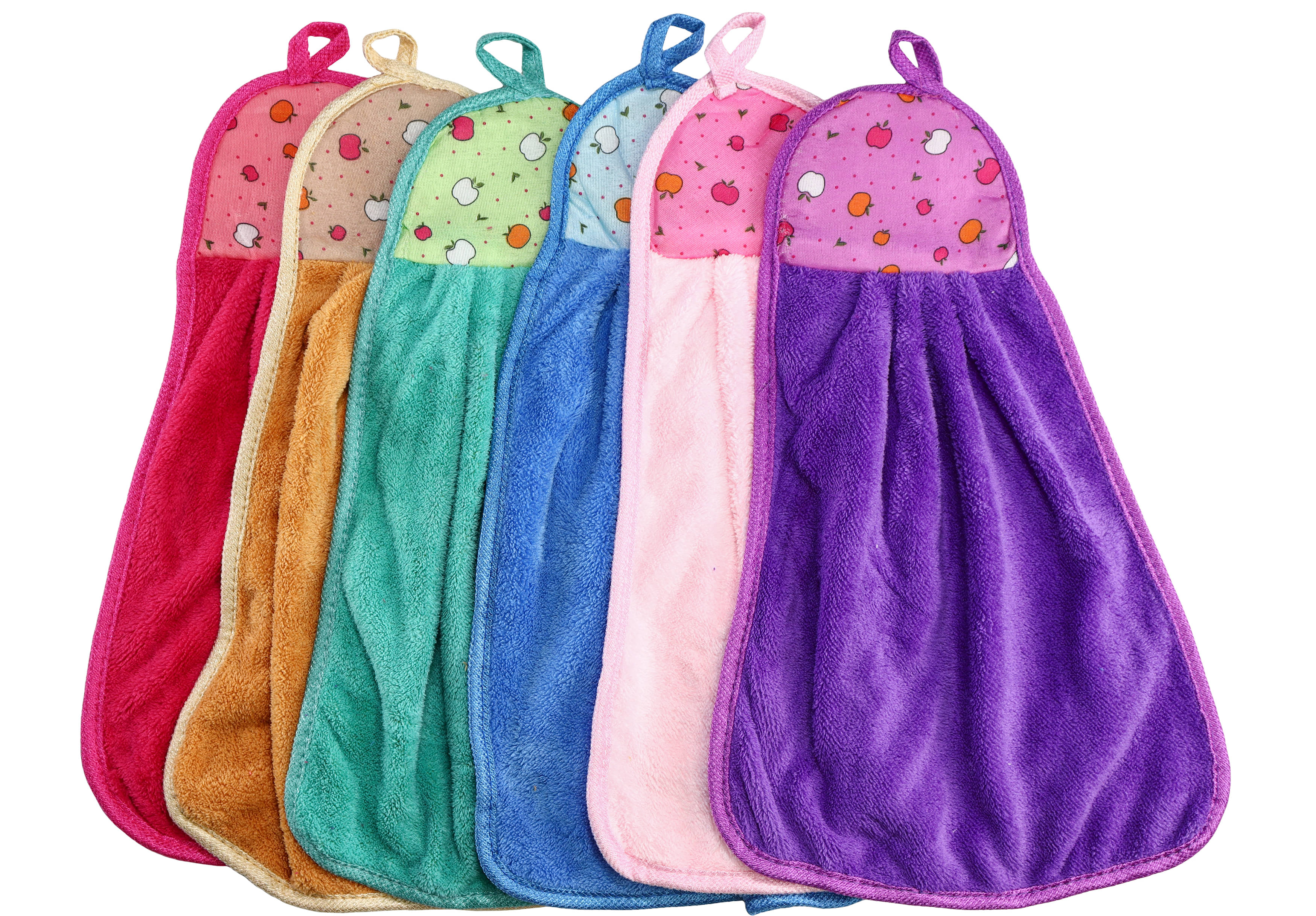 Satisfyn Pack of 6 Microfibre 351-400 -GSM Hand Towel ( Assorted ) Satisfyn Pack of 6 Microfibre 351-400 -GSM Hand Towel ( Assorted )
