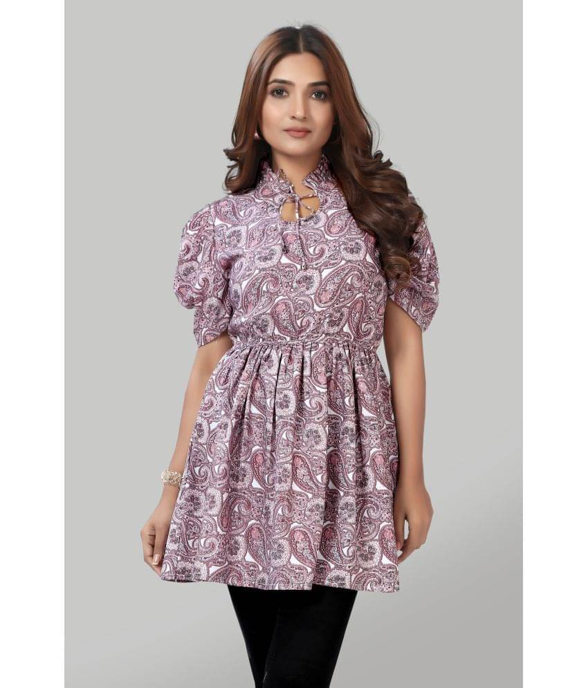     			Shcon Women's Crepe Tunic ( Peach )
