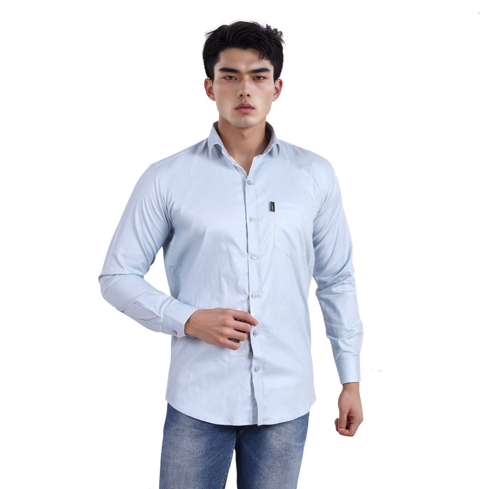 Superior Shirts 100% Cotton Regular Fit Solids Full Sleeves Men's Casual Shirt - Light Blue ( Pack of 1 ) Superior Shirts 100% Cotton Regular Fit Solids Full Sleeves Men's Casual Shirt - Light Blue ( Pack of 1 )