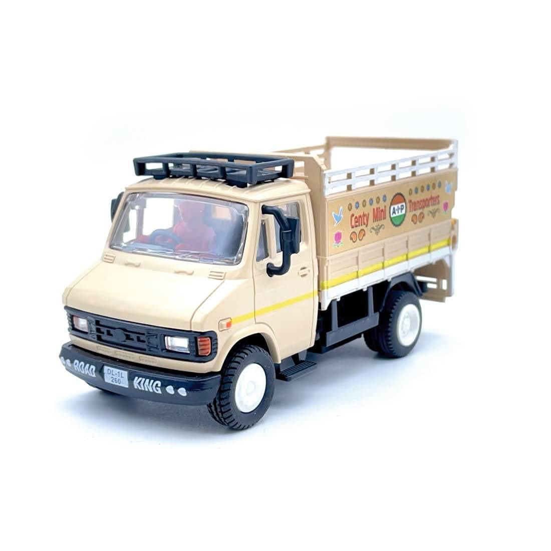     			TUF O7 High Deck Pull Back Toy Truck for 3Y+ Cream Colour