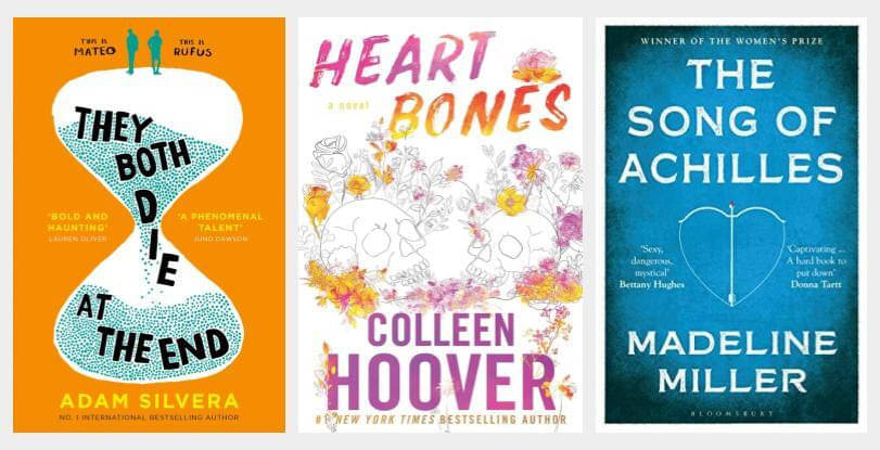 The Song Of Achilles + Heart Bones + They Both Die At The End (English, Paperback, Miller Madeline + Colleen Hoover + Silvera Adam) The Song Of Achilles + Heart Bones + They Both Die At The End (English, Paperback, Miller Madeline + Colleen Hoover + Silvera Adam)