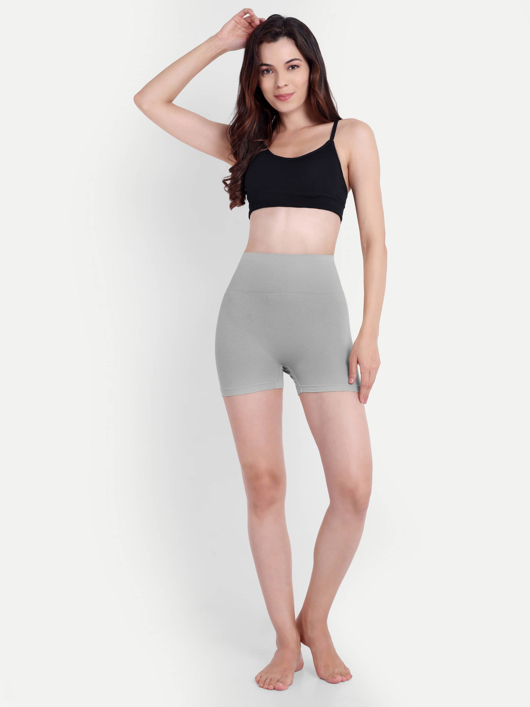 Trulymart Pack of 1 Cotton Women's Tummy Tucker ( Grey )     			Trulymart Pack of 1 Cotton Women's Tummy Tucker ( Grey )