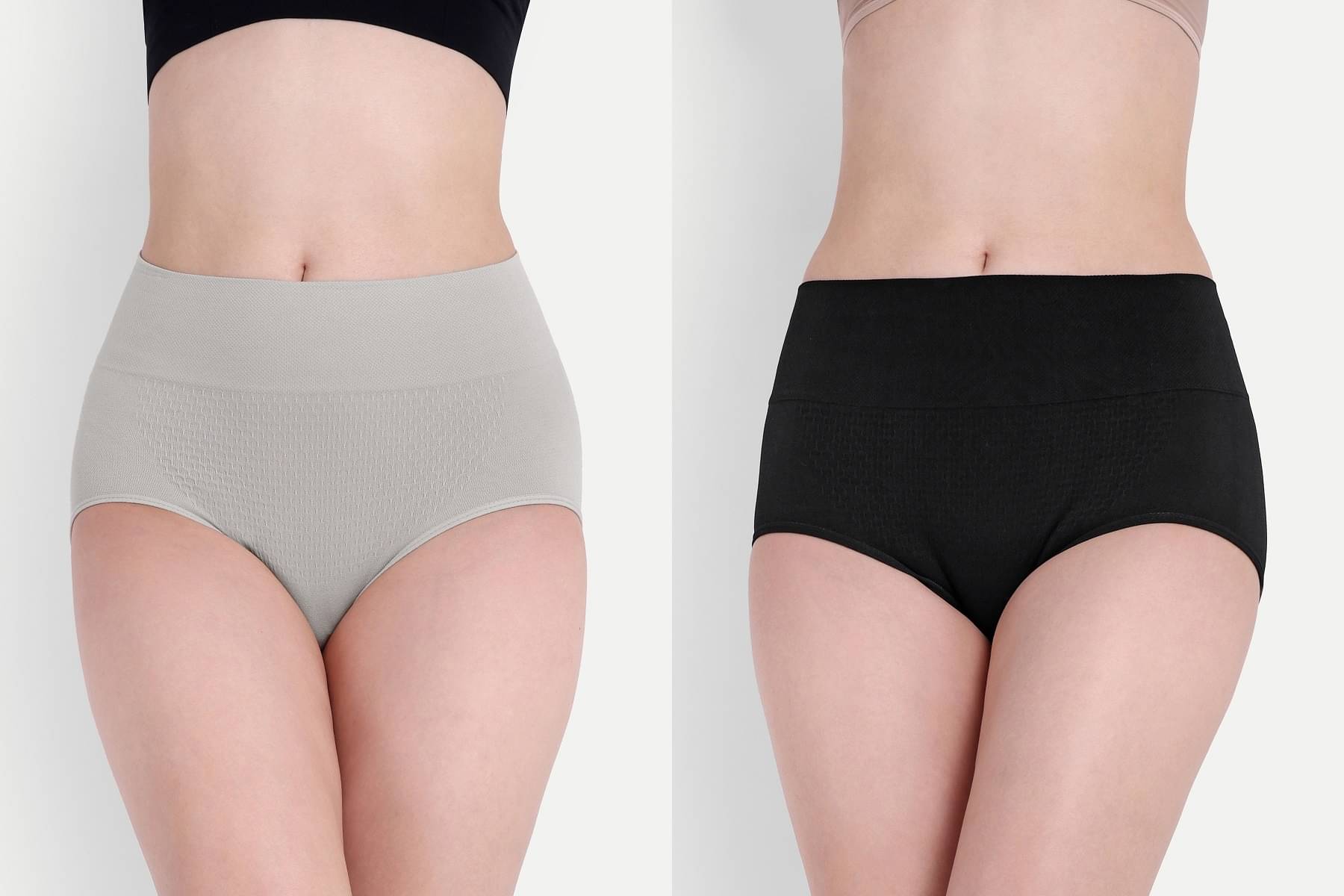 Trulymart Pack of 2 Cotton Women's Tummy Tucker ( Black )     			Trulymart Pack of 2 Cotton Women's Tummy Tucker ( Black )