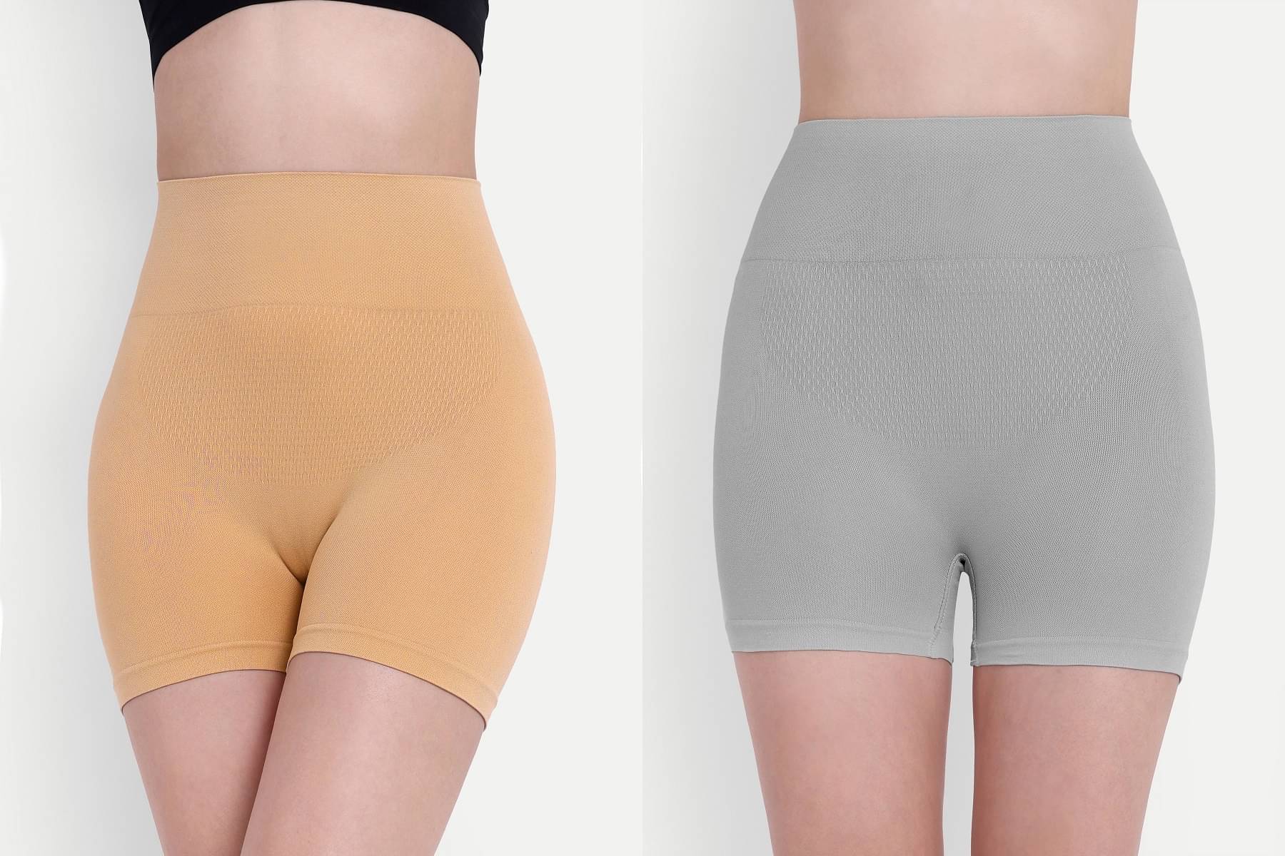 Trulymart Pack of 2 Cotton Women's Tummy Tucker ( Grey ) Trulymart Pack of 2 Cotton Women's Tummy Tucker ( Grey )