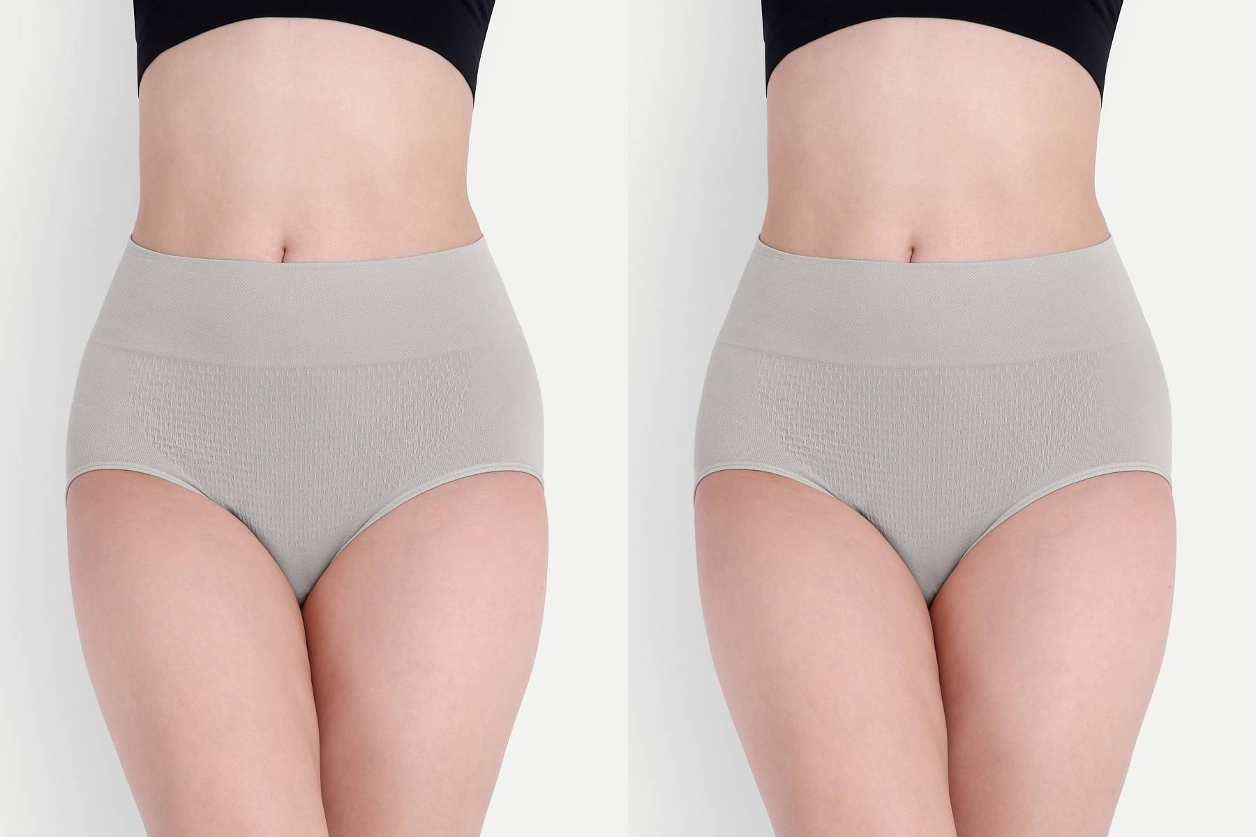 Trulymart Pack of 2 Cotton Women's Tummy Tucker ( Grey ) Trulymart Pack of 2 Cotton Women's Tummy Tucker ( Grey )