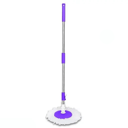 URJA ENTERPRISE Single Bucket Mop ( Extendable Mop Handle with 360 Degree Movement ) URJA ENTERPRISE Single Bucket Mop ( Extendable Mop Handle with 360 Degree Movement )