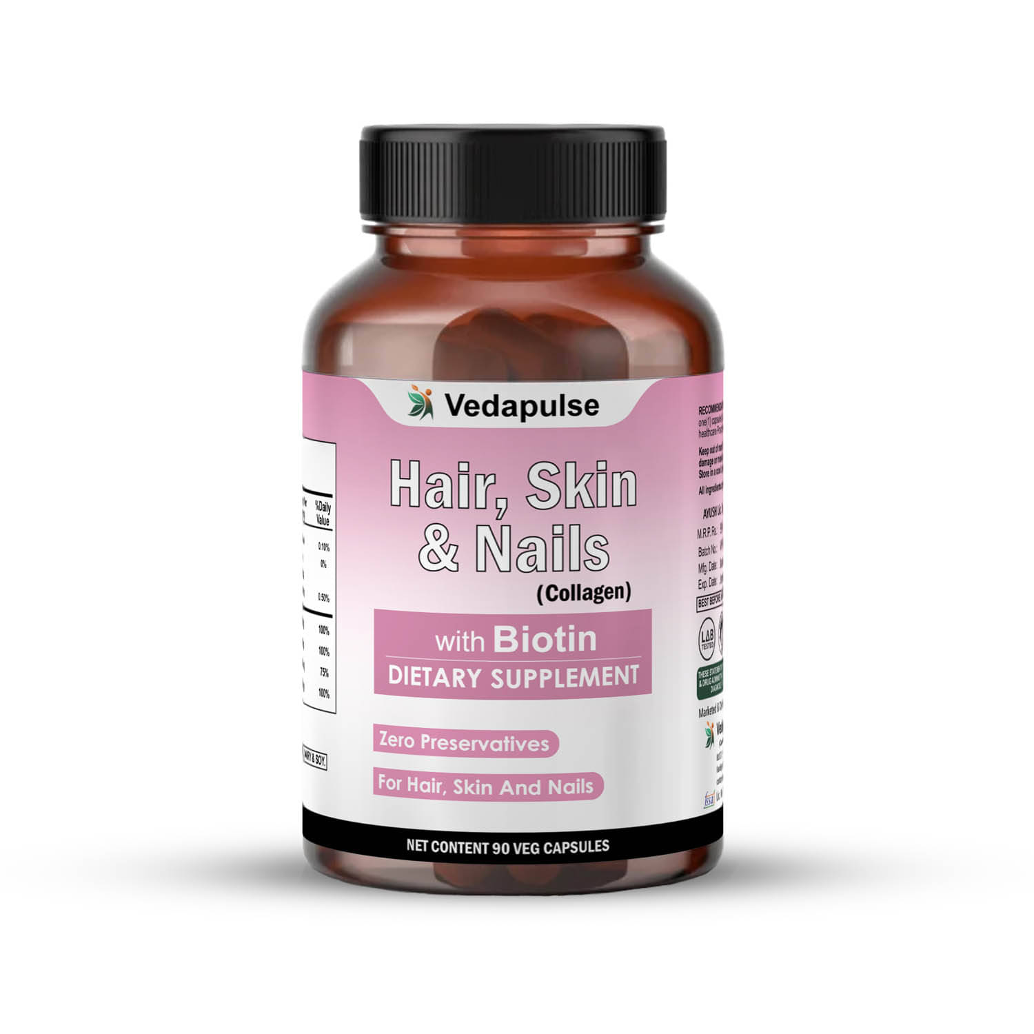     			Vedapulse Dietary Capsule 90 gm ( Pack of 1 )
