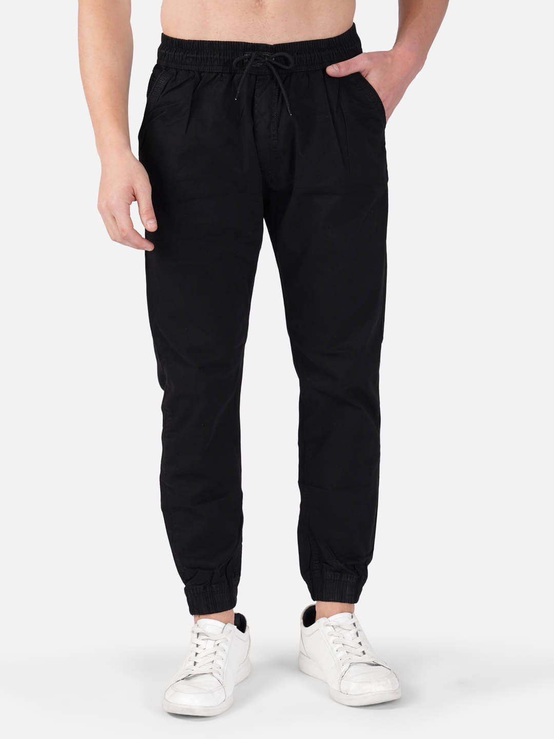     			WARBURG Regular Flat Men's Joggers - Black ( Pack of 1 )