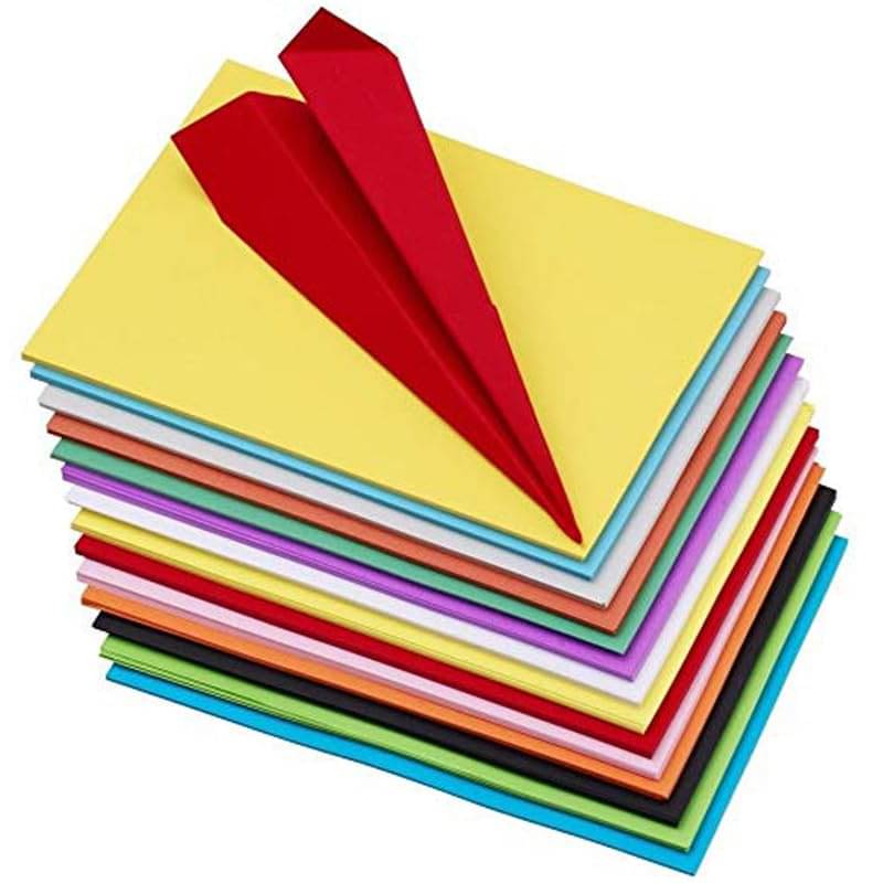     			viDixn (VIDX-1) Multicolour A4 Size Sheet, 100 Piece 10 Sheets Each Colour Printing Papers, Art & Craft Paper Sheets, Double Sided Coloured DIY Craft Smooth Finish for Home, School, Office (Pack-1)