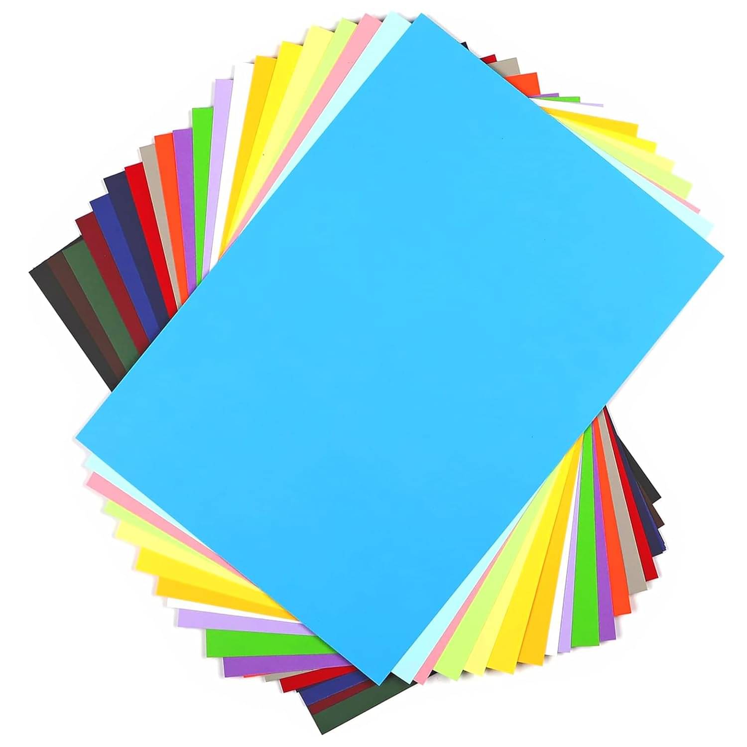     			viDixn (VIDX-3) Multicolour A4 Size Sheet, 50 Piece 5 Sheets Each Colour Printing Papers, Art & Craft Paper Sheets, Double Sided Coloured DIY Craft Smooth Finish for Home, School, Office (Pack-1)