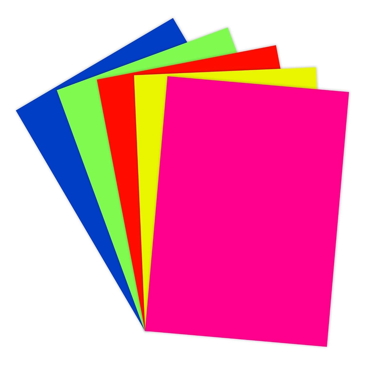     			viDixn (VIDX-6) Multicolour A4 Size Sheet, 50 Piece 5 Sheets Each Colour Printing Papers, Art & Craft Paper Sheets, Double Sided Coloured DIY Craft Smooth Finish for Home, School, Office (Pack-1)