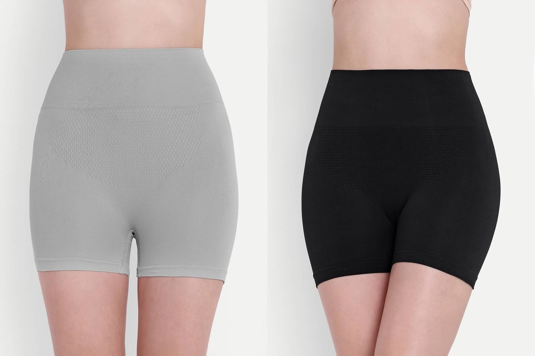     			CALBO N Pack of 2 Cotton Women's Tummy Tucker ( Black )