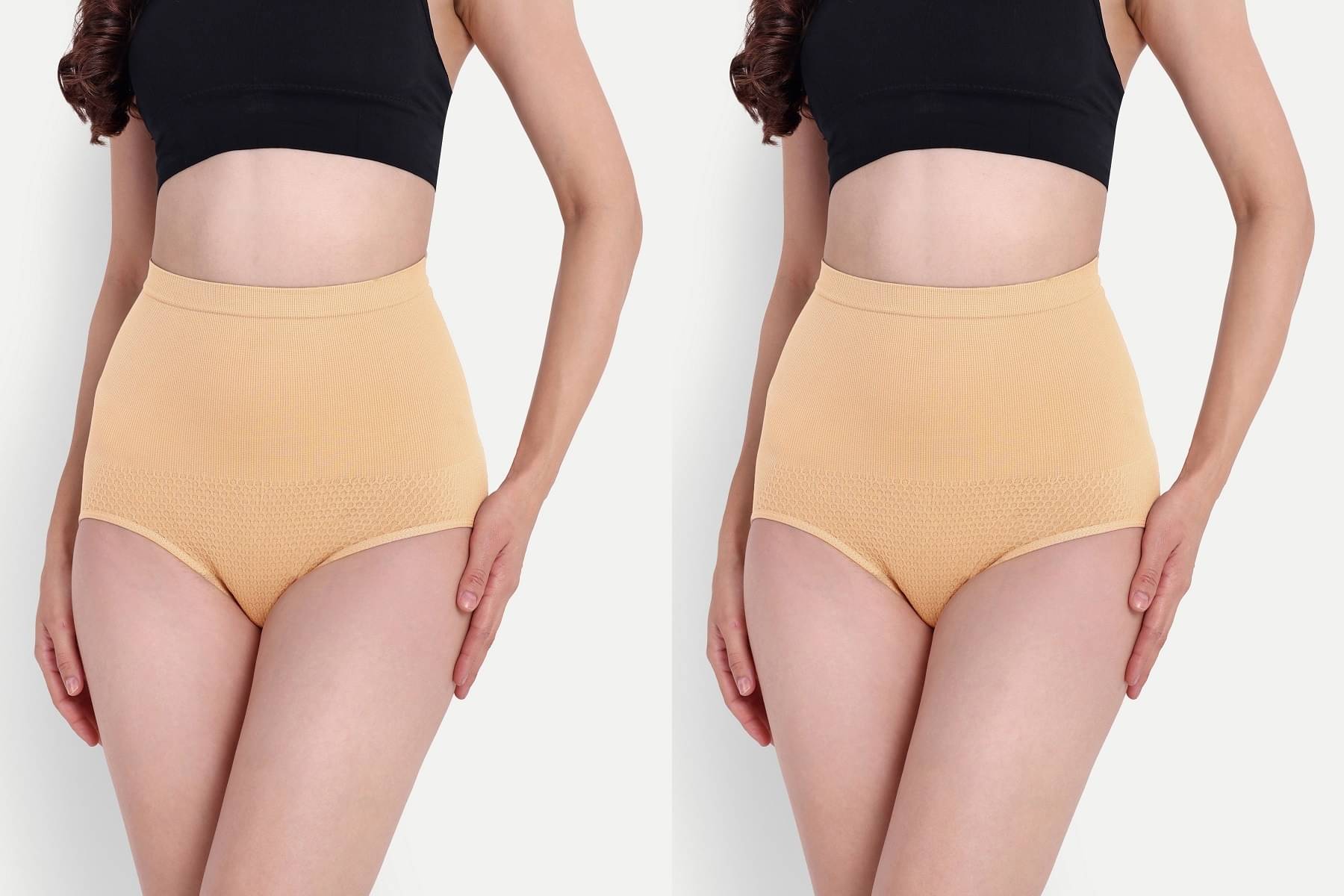     			CALBO N Pack of 2 Cotton Women's Tummy Tucker ( Cream )