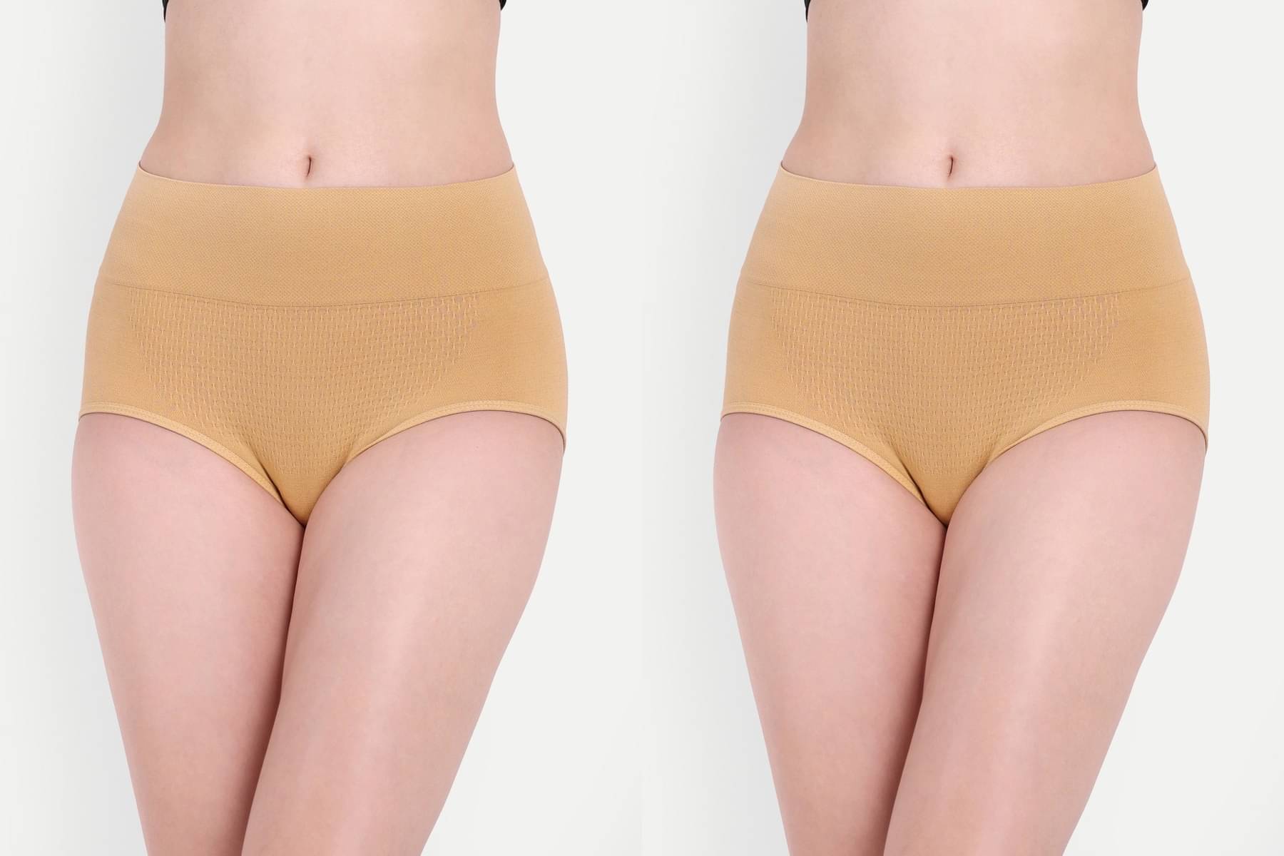 CALBO N Pack of 2 Cotton Women's Tummy Tucker ( Cream )     			CALBO N Pack of 2 Cotton Women's Tummy Tucker ( Cream )