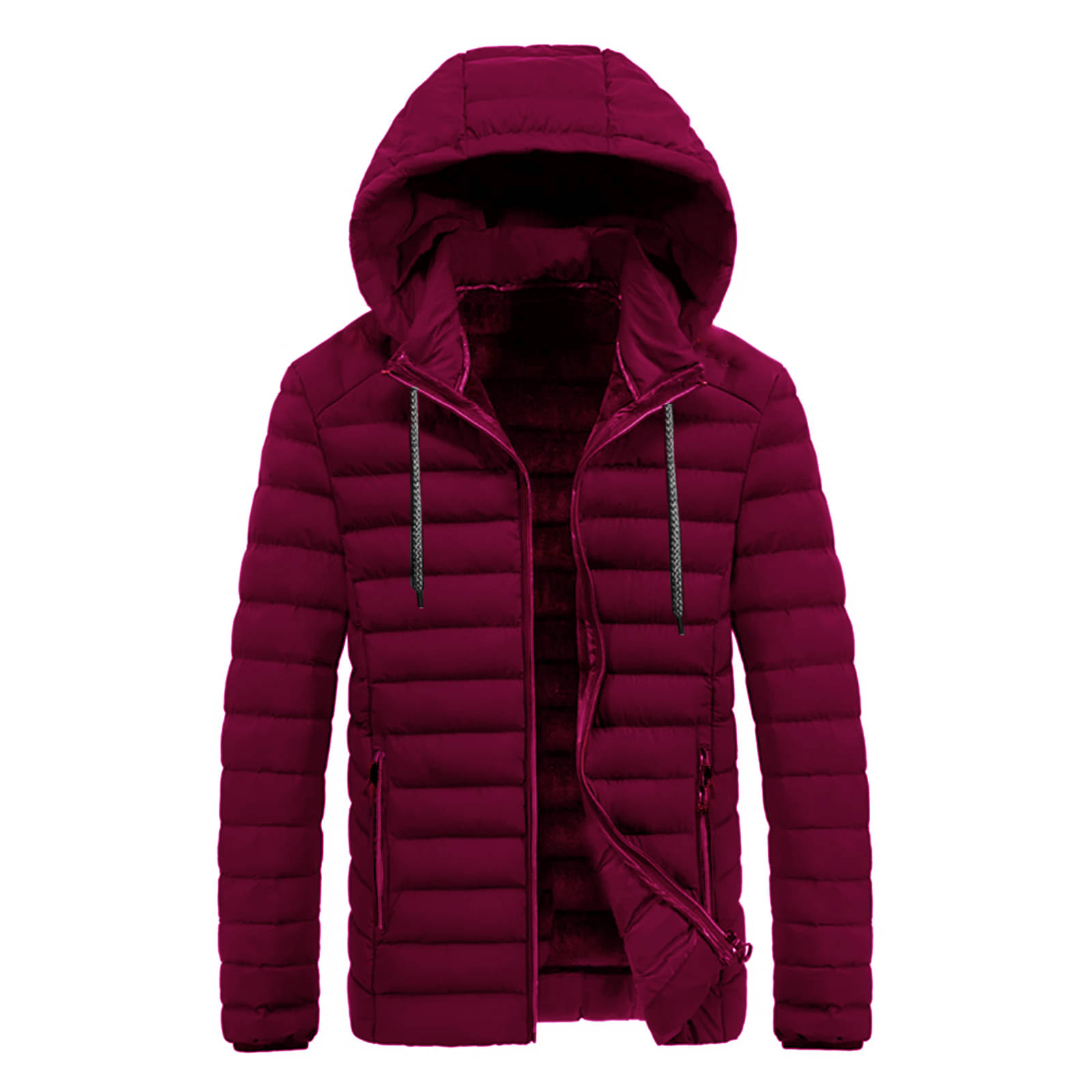     			CAT BUUNY Polyester Men's Puffer Jacket - Maroon ( Pack of 1 )