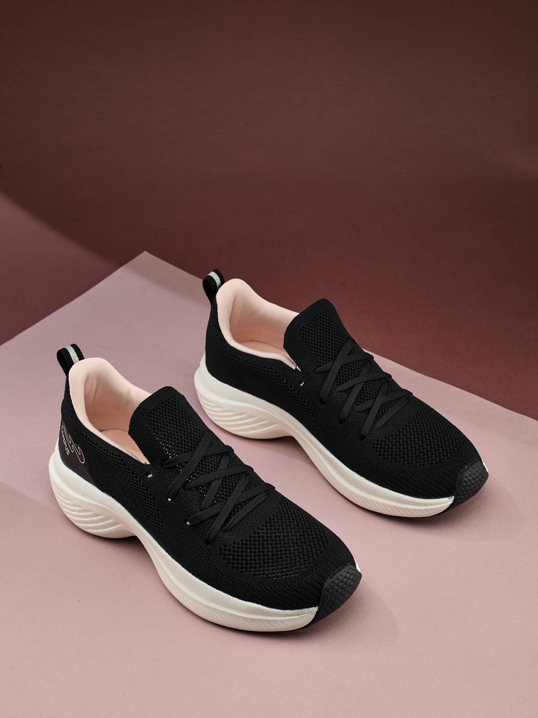     			Campus Black Women's Sneakers