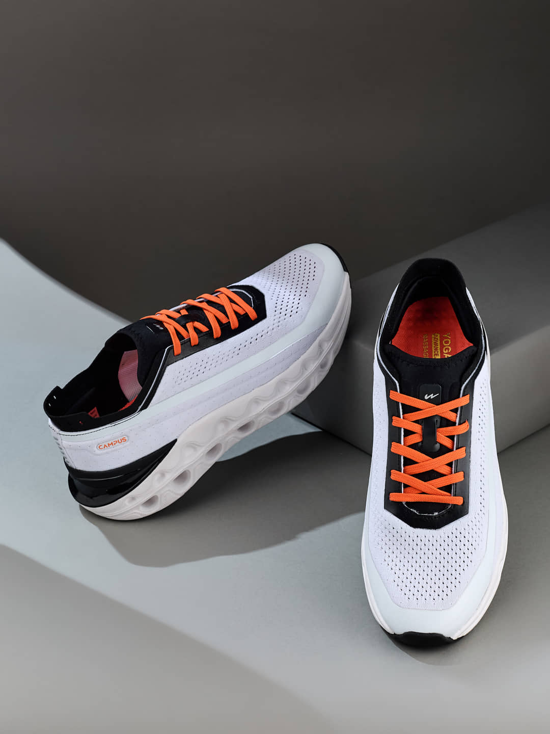 Campus COIL PRO Black Men's Sports Running Shoes - Sports Shoes | Buy online on ZillyBuy