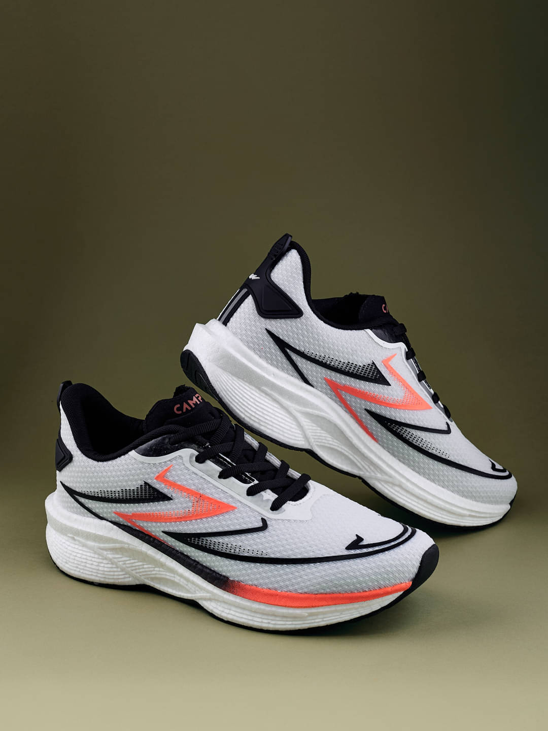     			Campus GREG PRO White Men's Sports Running Shoes