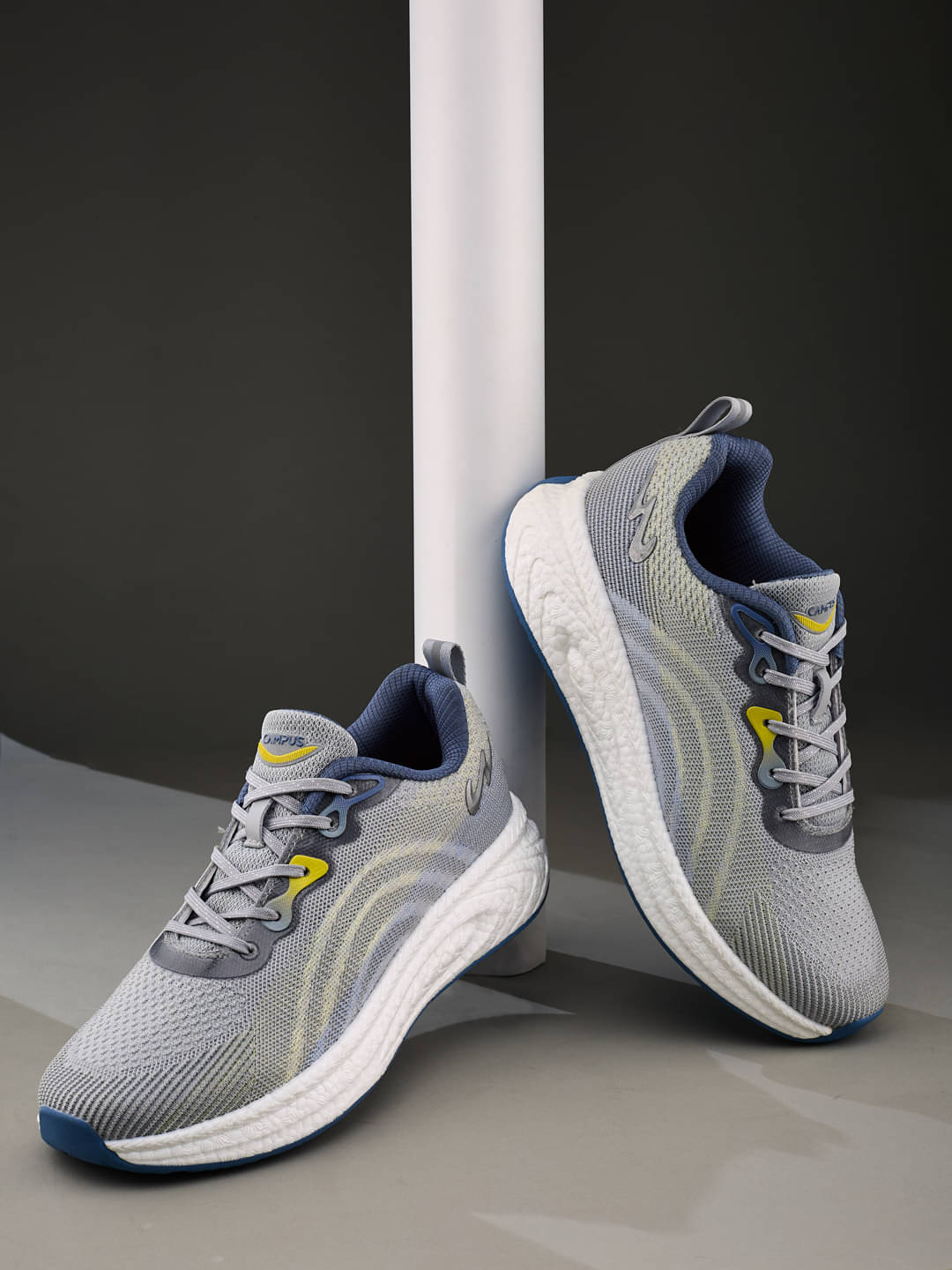     			Campus HYPE PRO Gray Men's Sports Running Shoes