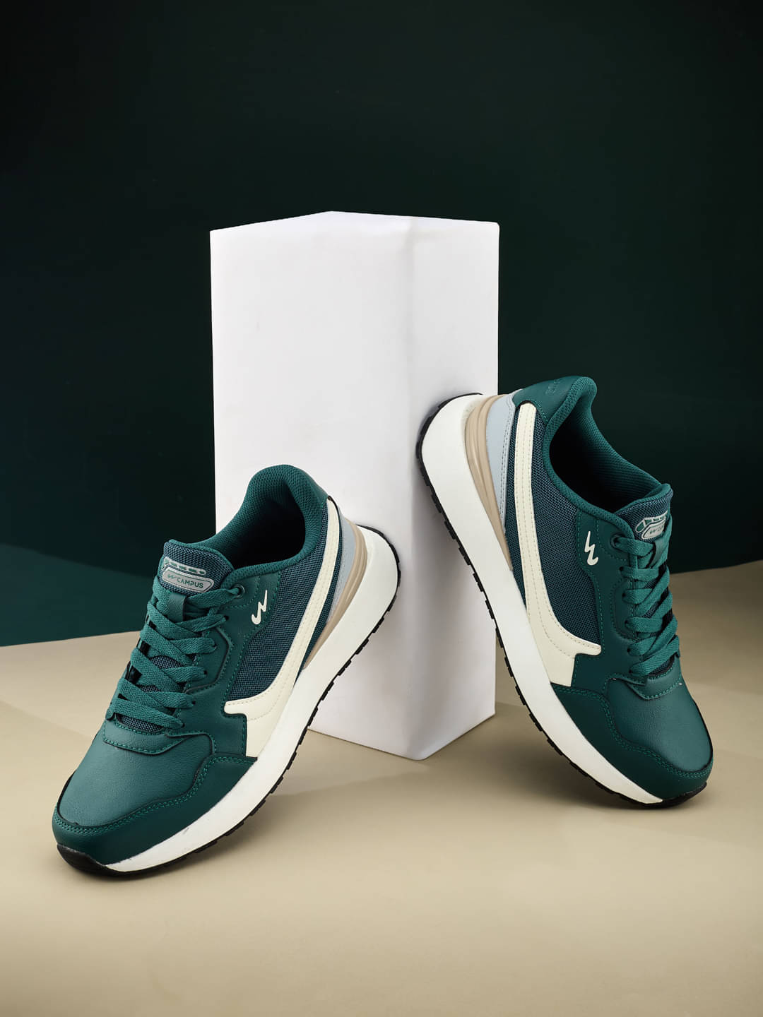     			Campus STOM Green Men's Sneakers