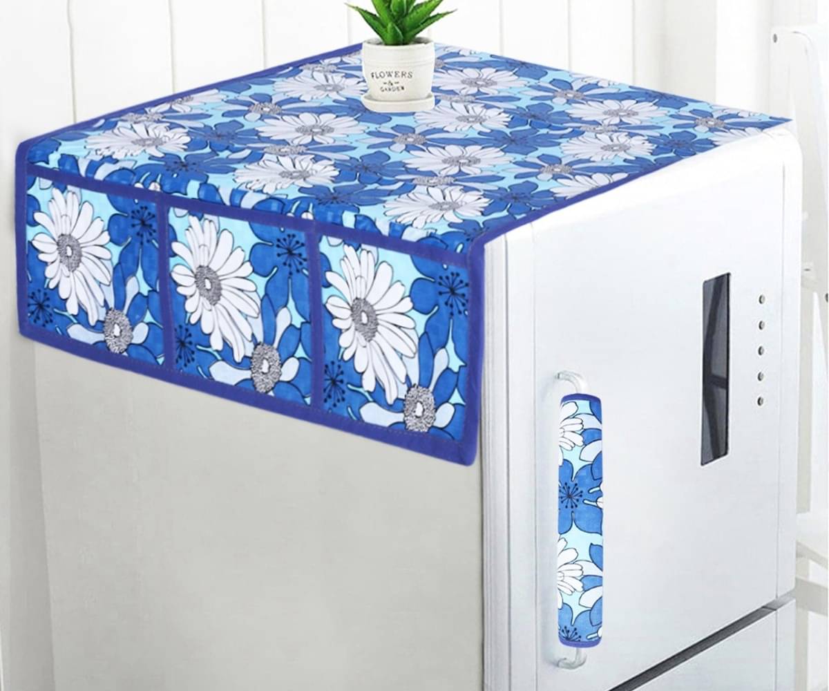 DPA Collection PVC Floral Fridge Covers ( 44 29 ) Pack of 2 - Multicolor     			DPA Collection PVC Floral Fridge Covers ( 44 29 ) Pack of 2 - Multicolor