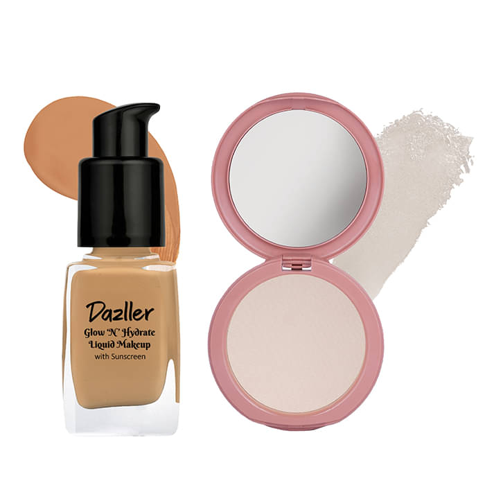     			Dazller Matte Liquid For All Skin Types Skin Fair Foundation Pack of 2